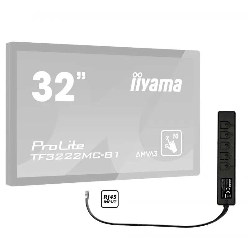 Comando iiyama RC TOUCHV02 com fio para monitor 5 botões