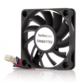 Ventoinha para caixa de PC StarTech.com 60x10 mm com rolamento de substituição e conector TX3