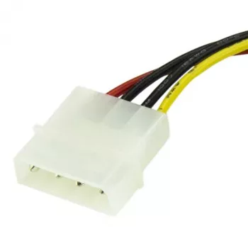 Adaptador de cabo de alimentação StarTech.com 15 cm 4 pinos LP4 para SATA, Molex (4 pinos), SATA 15 pinos, 0,152 m, ficha, reto, reto