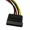 Adaptador de cabo de alimentação StarTech.com 15 cm 4 pinos LP4 para SATA, Molex (4 pinos), SATA 15 pinos, 0,152 m, ficha, reto, reto