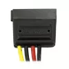 Adaptador de cabo de alimentação StarTech.com 15 cm 4 pinos LP4 para SATA, Molex (4 pinos), SATA 15 pinos, 0,152 m, ficha, reto, reto