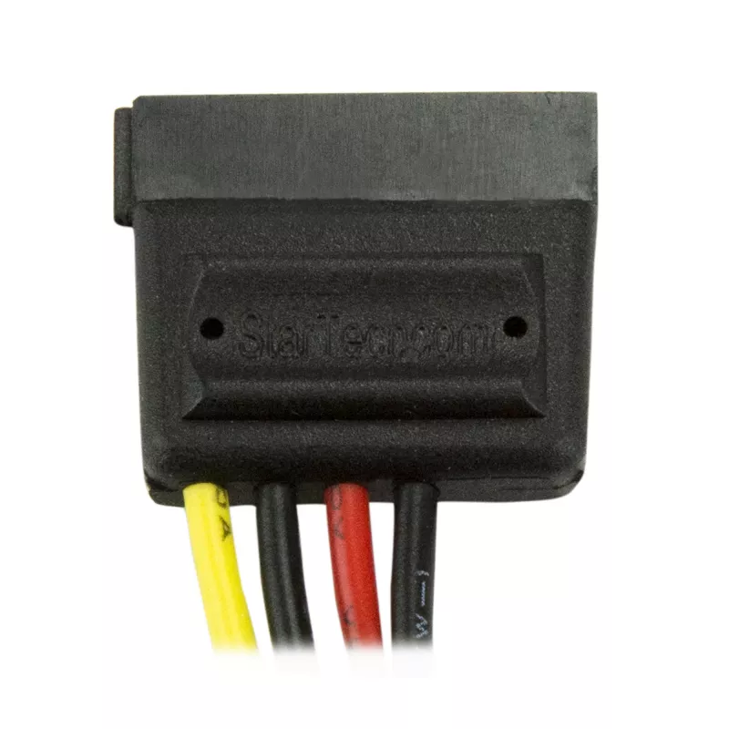 Adaptador de cabo de alimentação StarTech.com 15 cm 4 pinos LP4 para SATA, Molex (4 pinos), SATA 15 pinos, 0,152 m, ficha, reto, reto
