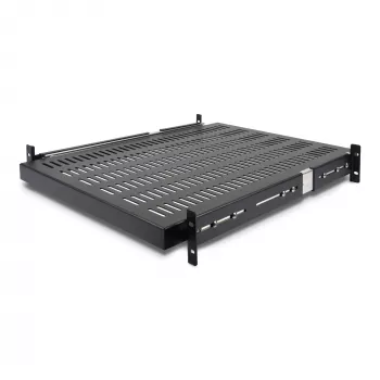 Prateleira deslizante StarTech.com 2U para rack de servidor - profundidade de montagem ajustável de 20 a 30 polegadas - ventilada - 50 lb - prateleira universal 19