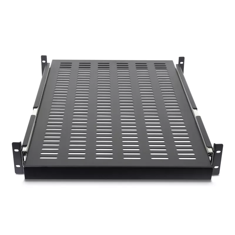 Prateleira deslizante StarTech.com 2U para rack de servidor - profundidade de montagem ajustável de 20 a 30 polegadas - ventilada - 50 lb - prateleira universal 19