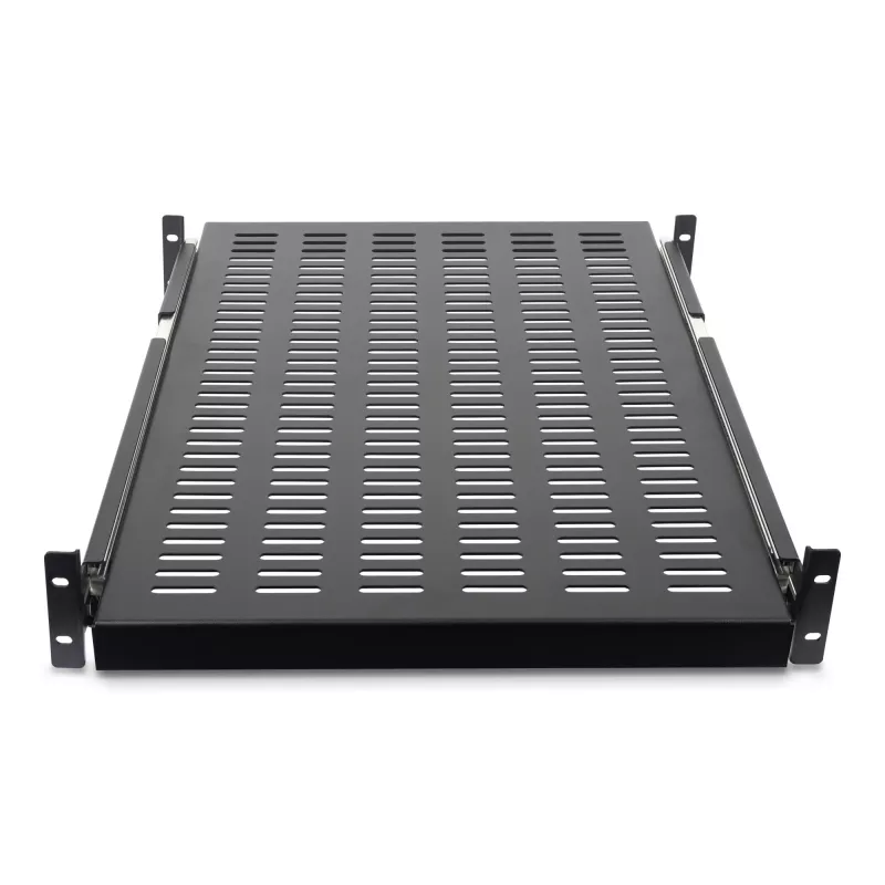 Prateleira deslizante StarTech.com 2U para rack de servidor - profundidade de montagem ajustável de 20 a 30 polegadas - ventilada - 50 lb - prateleira universal 19