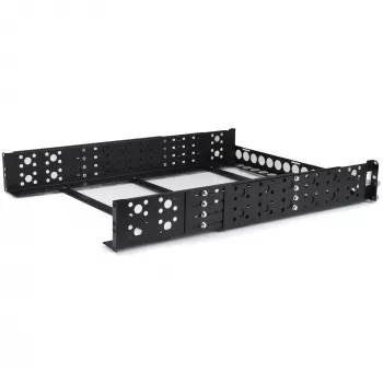 Calhas fixas StarTech.com 2U de 19 polegadas universais para rack de servidor com profundidade ajustável