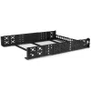 Calhas fixas StarTech.com 2U de 19 polegadas universais para rack de servidor com profundidade ajustável