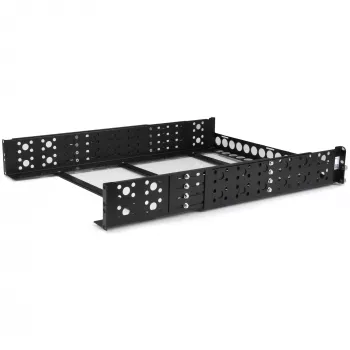 Calhas fixas StarTech.com 2U de 19 polegadas universais para rack de servidor com profundidade ajustável