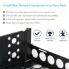 Calhas fixas StarTech.com 2U de 19 polegadas universais para rack de servidor com profundidade ajustável