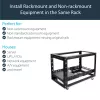 Calhas fixas StarTech.com 2U de 19 polegadas universais para rack de servidor com profundidade ajustável