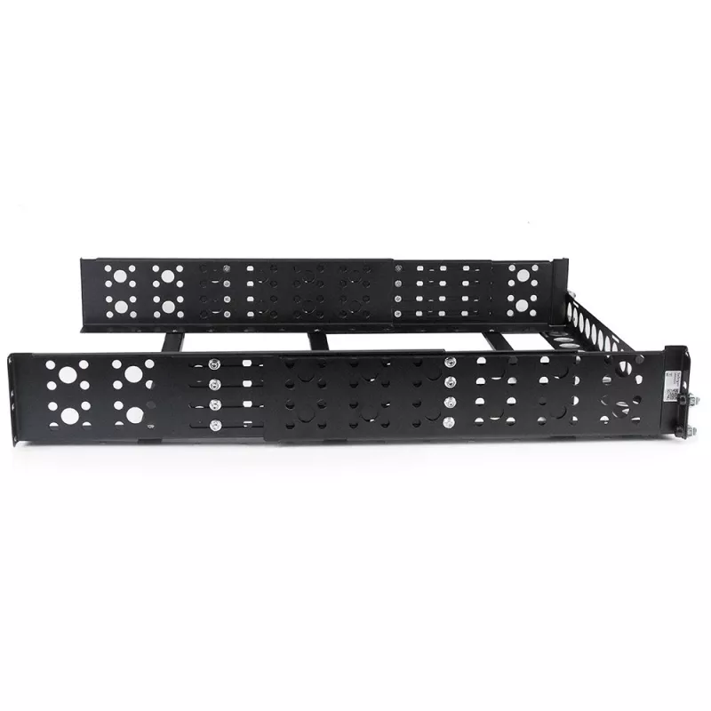 Calhas fixas StarTech.com 2U de 19 polegadas universais para rack de servidor com profundidade ajustável
