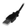 Cabo Micro-USB StarTech.com 2 m - A para Micro-B em ângulo, 2 m, USB A, Micro-USB B, USB 2.0, 0,48 Gbit/s, preto
