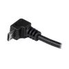 Cabo Micro-USB StarTech.com 2 m - A para Micro-B em ângulo, 2 m, USB A, Micro-USB B, USB 2.0, 0,48 Gbit/s, preto