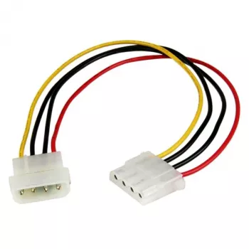 Extensão de cabo de alimentação StarTech.com 12 in LP4 - M/F, Molex (4 pinos), Molex (4 pinos), 0,304 m, ficha, conector fêmea, reto