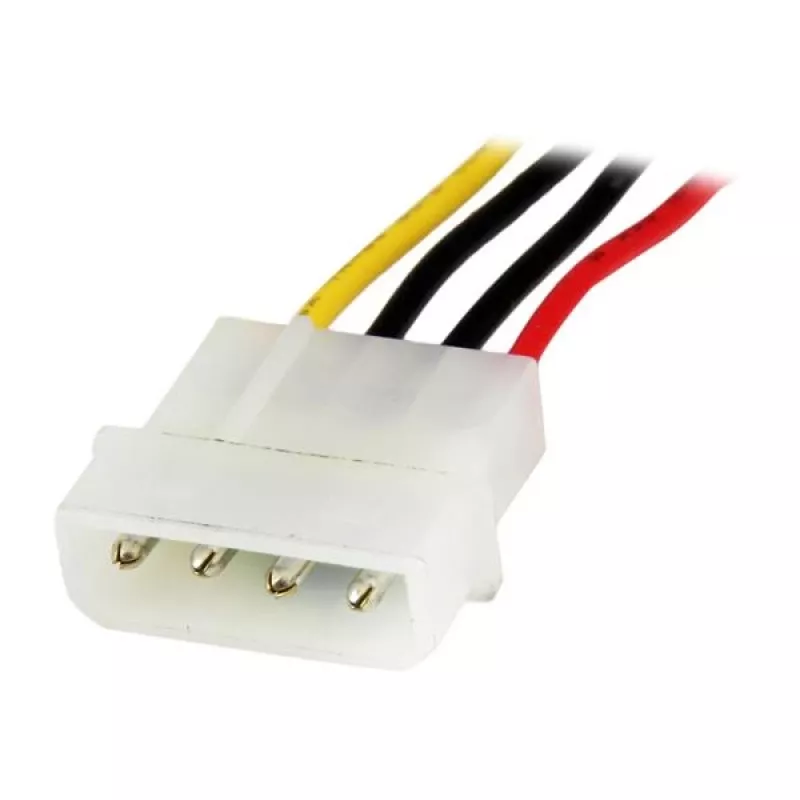 Extensão de cabo de alimentação StarTech.com 12 in LP4 - M/F, Molex (4 pinos), Molex (4 pinos), 0,304 m, ficha, conector fêmea, reto