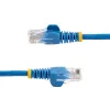 Cabo patch Cat5e StarTech.com com fichas RJ45 sem patilhas – 2 m, azul