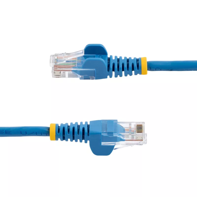 Cabo patch Cat5e StarTech.com com fichas RJ45 sem patilhas – 2 m, azul