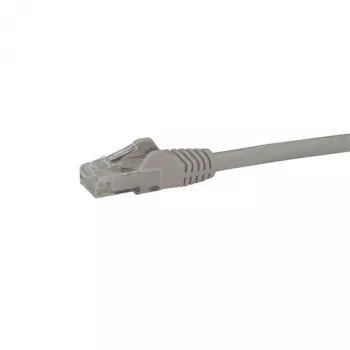Cabo Ethernet StarTech.com CAT6 de 7 m - Cabo Ethernet Gigabit CAT 6 cinzento - 250M 100W PoE RJ45 UTP de rede/patch com proteção contra dobras e alívio de tensão testado individualmente