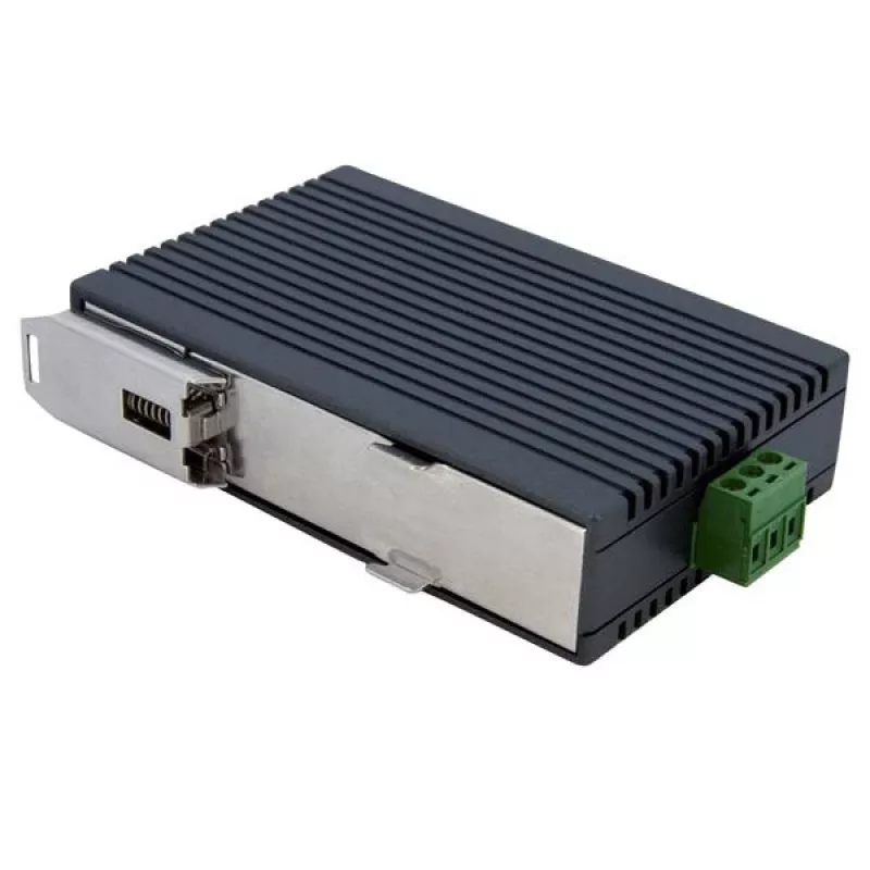 Switch Ethernet industrial StarTech.com de 5 portas – montagem em calha DIN