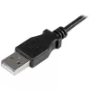 Cabo de carregamento e sincronização Micro-USB StarTech.com M/M - Micro-USB em ângulo - 30/24 AWG - 1 m (3 ft.)