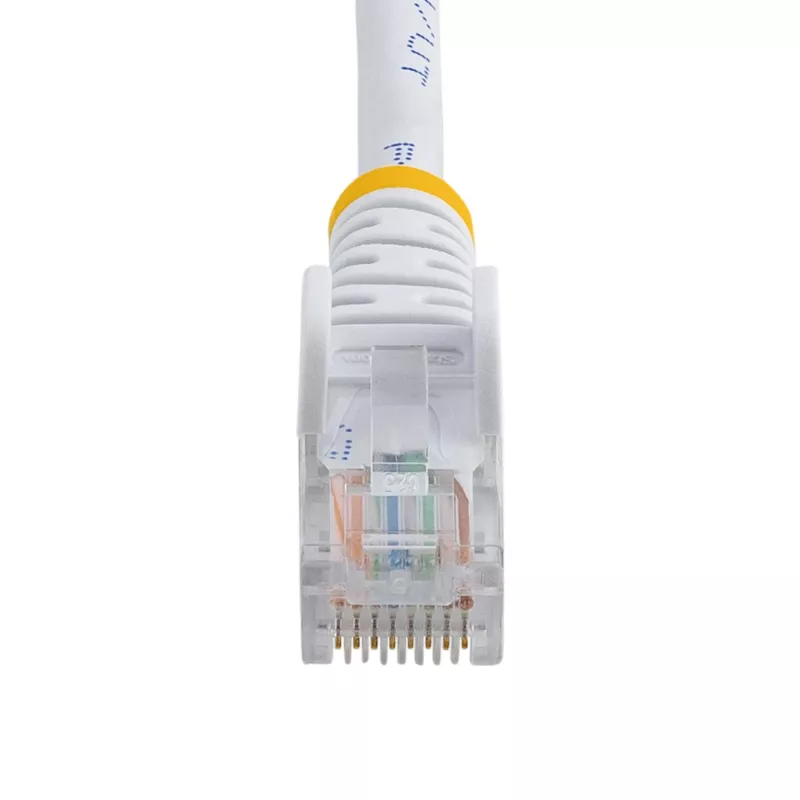 Cabo patch Ethernet Cat5e StarTech.com com fichas RJ45 sem patilhas – 5 m, branco