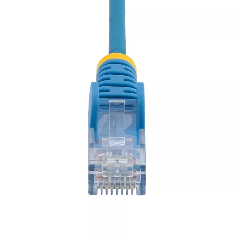 Cabo CAT6 StarTech.com 0,5 m – fino – fichas RJ45 sem patilhas – azul