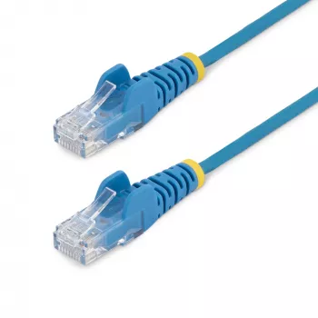 Cabo CAT6 StarTech.com 1,5 m – fino – fichas RJ45 sem patilhas – azul