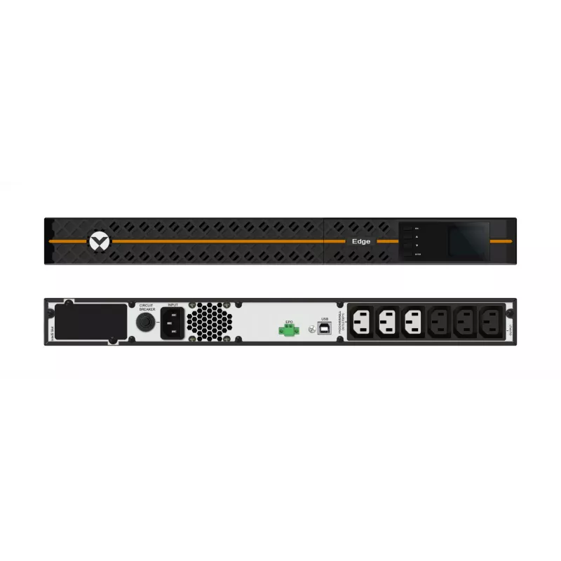 Fonte de alimentação ininterrupta (UPS) Vertiv Liebert Edge – 1500 VA 1350 W 230 V 1U line-interactive AVR rackmount | PF 0,9