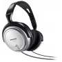 Philips SHP2500/10 auscultadores com fio para TV, circum-aurais, 9 - 23000 Hz, 32 ohm, cabo de 6 m, ficha jack de 3,5/6,3 mm, preto/prateado