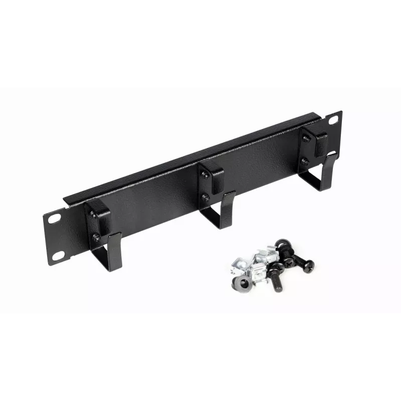 Anel de cabos EQUIP EZMR-10-B — metal, preto, acessório para rack, 1 unid., 174 g