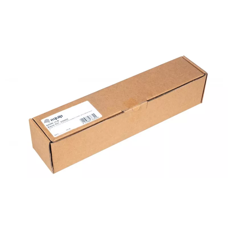 Anel de cabos EQUIP EZMR-10-B — metal, preto, acessório para rack, 1 unid., 174 g