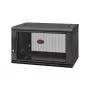 APC NetShelter WX AR106SH4, 6HE, armário de patch 19 polegadas, montagem na parede, pré-montado, 400 mm de profundidade