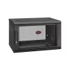 APC NetShelter WX AR106SH4, 6HE, armário de patch 19 polegadas, montagem na parede, pré-montado, 400 mm de profundidade