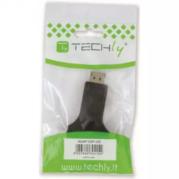 Adaptador DisplayPort Techly DP macho para DVI-I 24 + 5 fêmea IADAP DSP-229