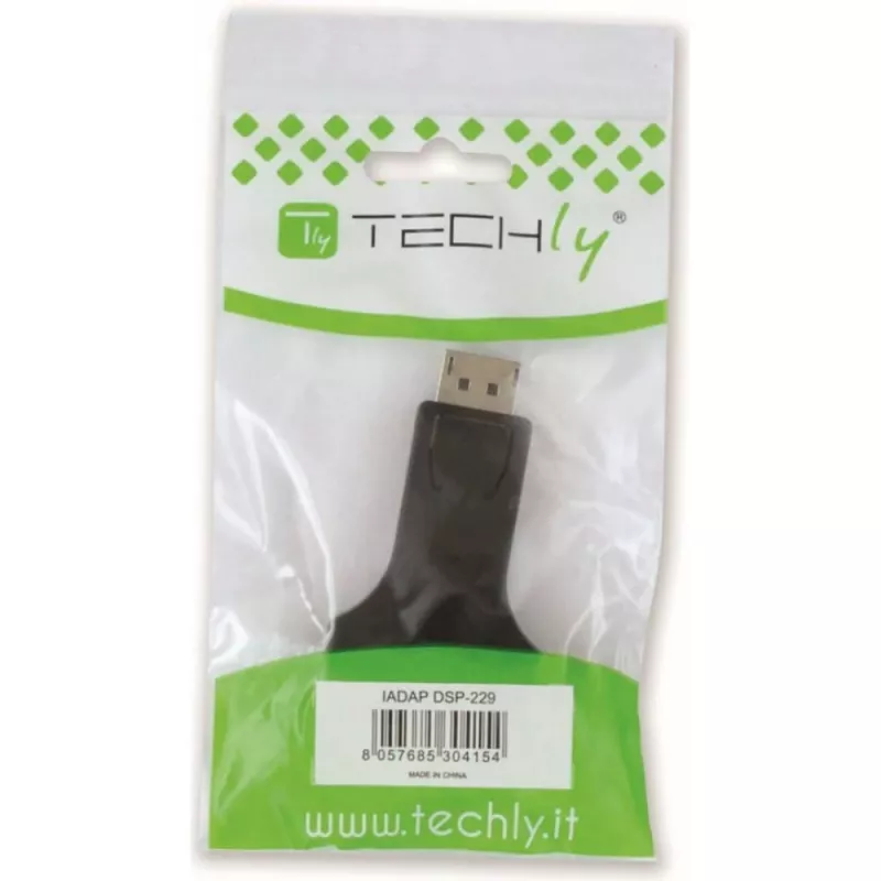 Adaptador DisplayPort Techly DP macho para DVI-I 24 + 5 fêmea IADAP DSP-229