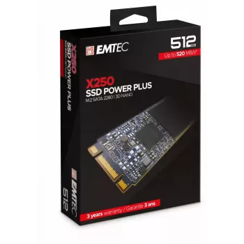 Unidade SSD Emtec 512 GB M.2 Serial ATA III X250