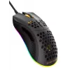 Rato gaming Deltaco DM210 com fio ultrafino RGB preto