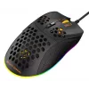 Rato gaming Deltaco DM210 com fio ultrafino RGB preto