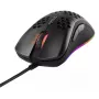 Rato gaming Deltaco DM210 com fio ultrafino RGB preto