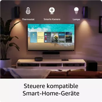 Dongle para Smart TV Amazon 4K Ultra HD USB, Wi‑Fi 6 (802.11ax), 3840×2160, alimentação USB, preto