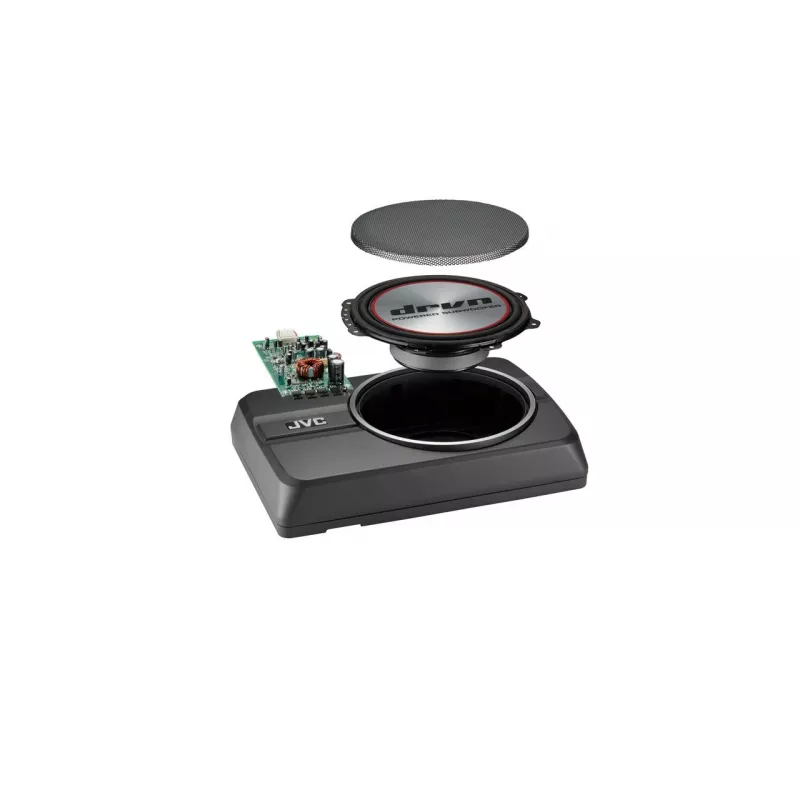Subwoofer pré-carregado JVC CW-DRA8 150 W