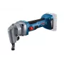 Tesoura para chapa Bosch GNA 18V-16 E 1400 spm 700 W preto azul