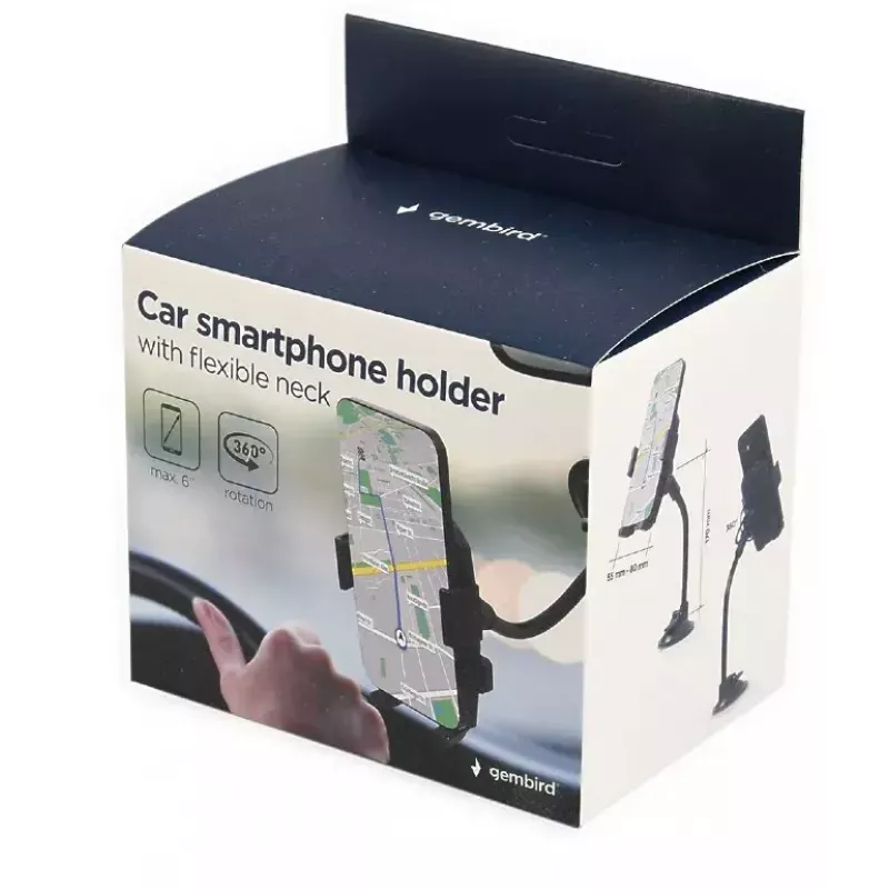 Suporte ativo Gembird TA-CHW-04 telemóvel smartphone preto