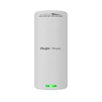 Ponto de acesso wireless RUIJIE RG-EST100-E, 2,4 GHz 802.11n, 300 Mbit/s, 2x RJ-45, PoE, IP55, antenas direcionais internas