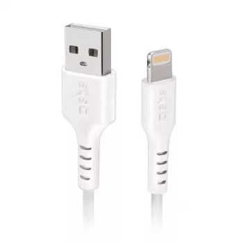 Cabo Lightning SBS TECABLEUSBIP5289W 2m branco USB A