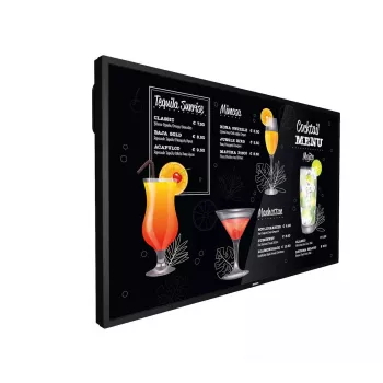Ecrã plano de sinalização digital Philips Signage Solutions P-Line 139,7 cm (55 polegadas) VA 750 cd/m² 4K Ultra HD preto