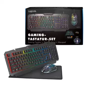 Teclado e rato para gaming LogiLink ID0185
