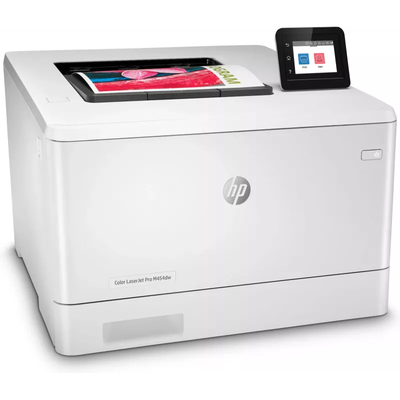 HP Color LaserJet Pro M454dw, impressão, impressão USB frontal; impressão frente e verso