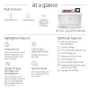 HP Color LaserJet Pro M454dw, impressão, impressão USB frontal; impressão frente e verso