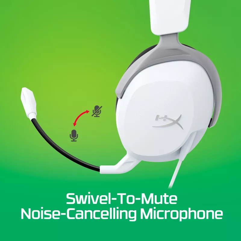 HyperX CloudX Stinger 2 Core auscultadores gaming Xbox branco